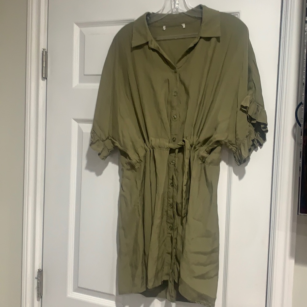 Green dress